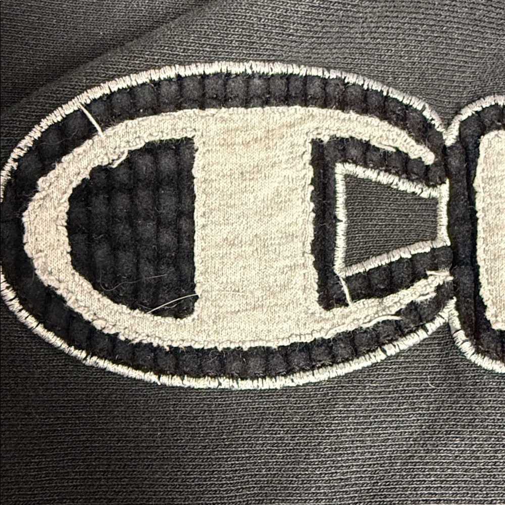Champion REVERSE WEAVE & CORDUROY HOODIE size M grey1 - Picture 12 of 12